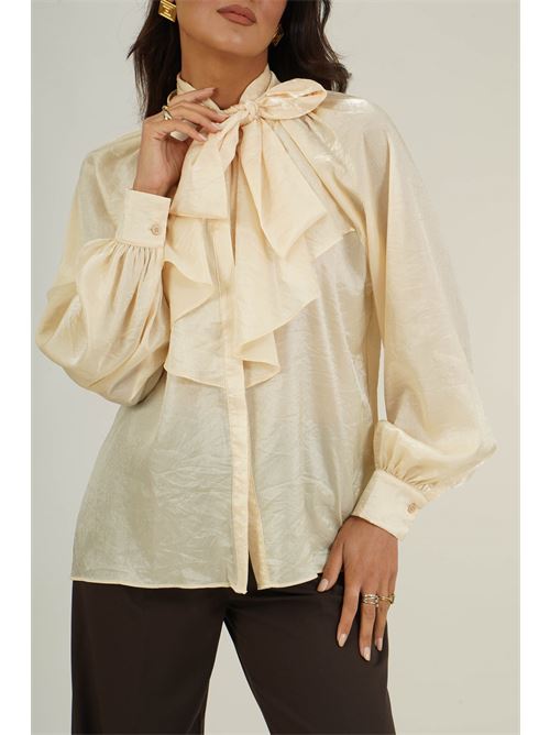 Camicia laminata Twins Fantasy | T5124IVORY